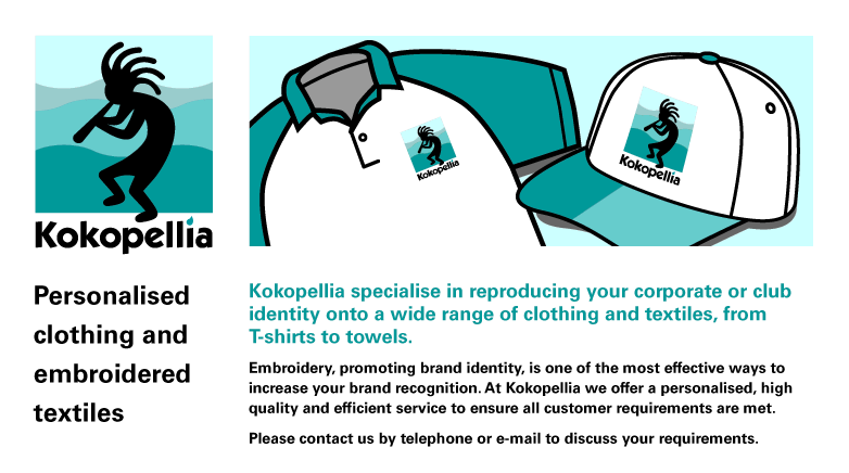 Kokopellia: Personalised clothing and embroidered textiles